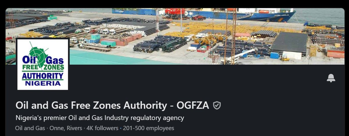 Our Page on <a href="/LinkedIn/">LinkedIn</a> has been verified. The page represents the only <a href="/OGFZA/">OGFZA Nigeria</a> official LinkedIn page.