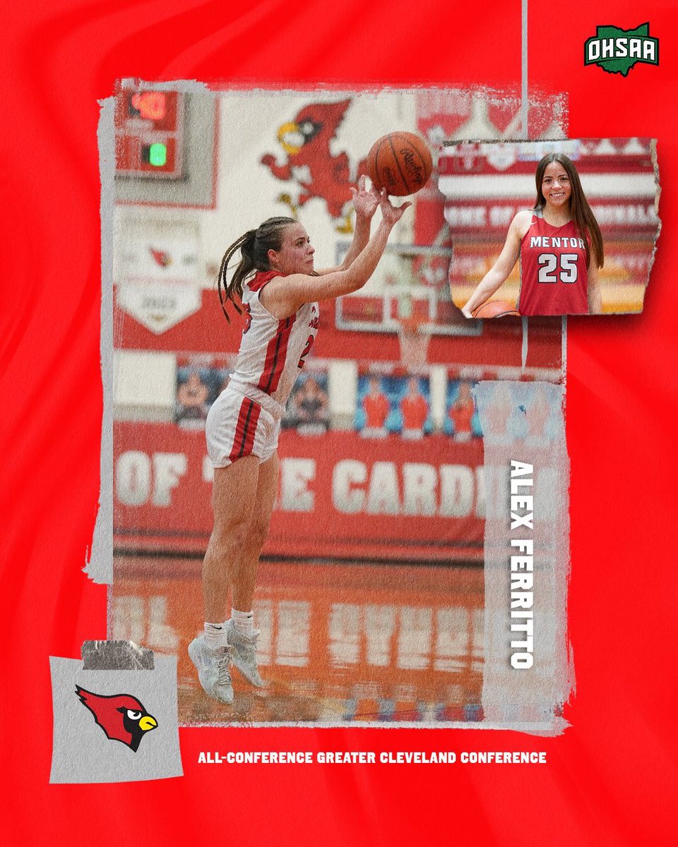 MentorLadybball's tweet image. Congratulations to Senior, Alex Ferritto and Junior Nina Rodriguez for being named Greater Cleveland Conference All-Conference! #BringIT #BeElite