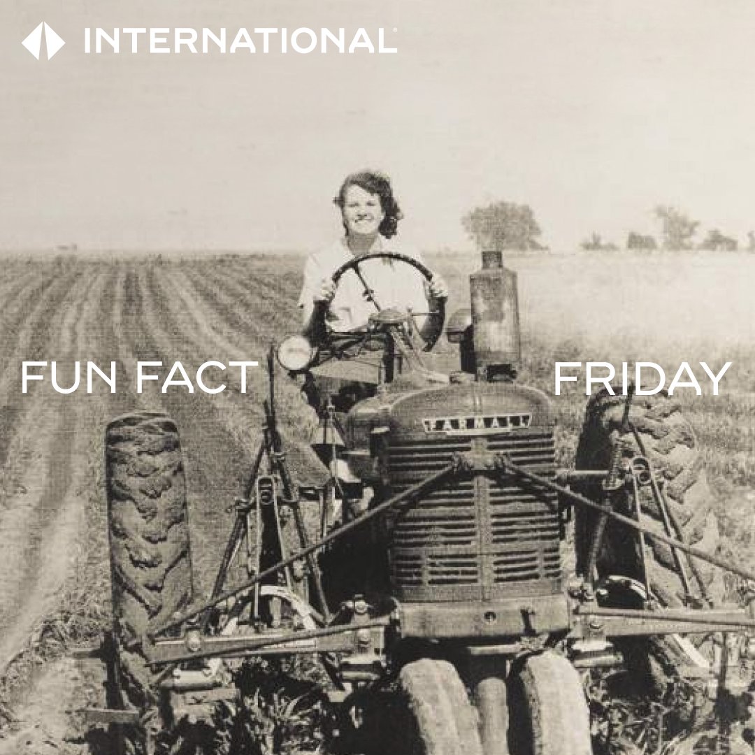 CumberlandofFL's tweet photo. Did you know that in 1942 International Harvester® created the "Tractorette" program to teach women how to operate tractors and other farm equipment? The program aimed to help with the labor shortage on farms during WW II. #IWD2025 #WomenInTrucking https://t.co/0sqHICPRjr