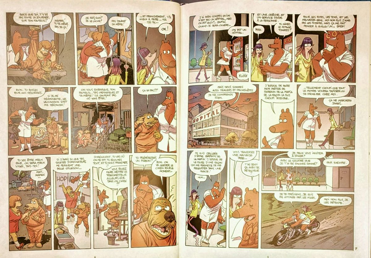 Read cute French comics