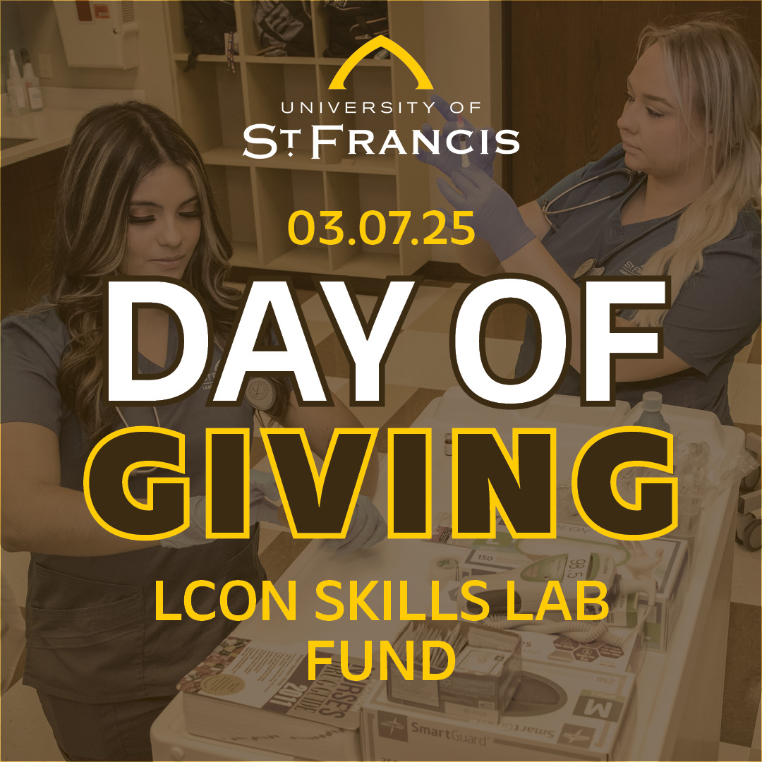 Showcasing four of our seven Day of Giving initiatives! Support one of these priority projects today before midnight, and elevate the Franciscan education our students are receiving! Learn more and give at stfrancis.edu/dayofgiving