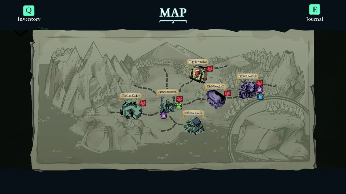 Game update: introducing the In-Game Map! 🗺️

Following our community feedback, a biome-level map is now available on Mark of the Deep, clearly indicating Rookie’s current position and biome names.

🎮 Play the newest update on Steam, Epic and GOG! 

#IndieGame #metroidvania