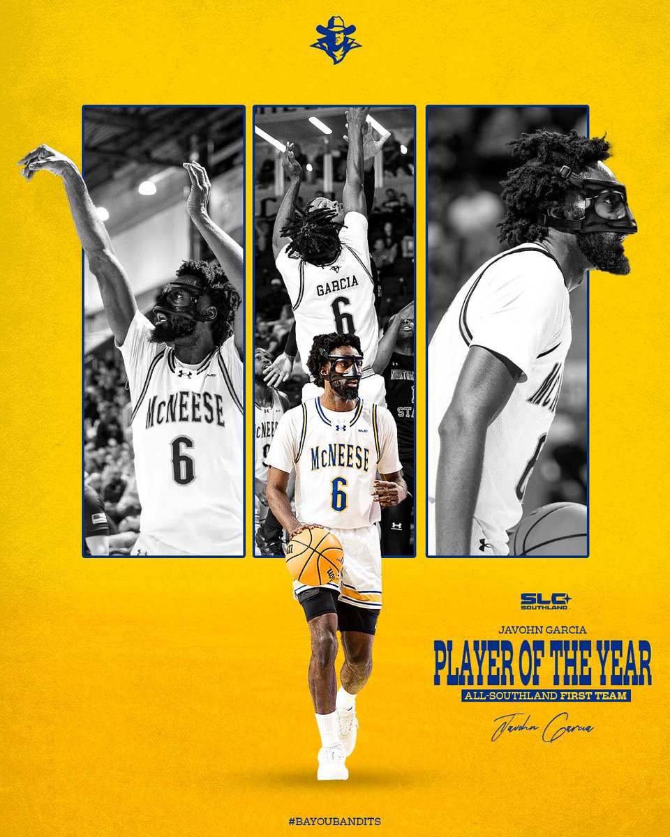 The Best of the Best. 👑 

JG is your Southland Conference Player of the Year and earned First Team All Southland! 

#BayouBandits | #GeauxPokes