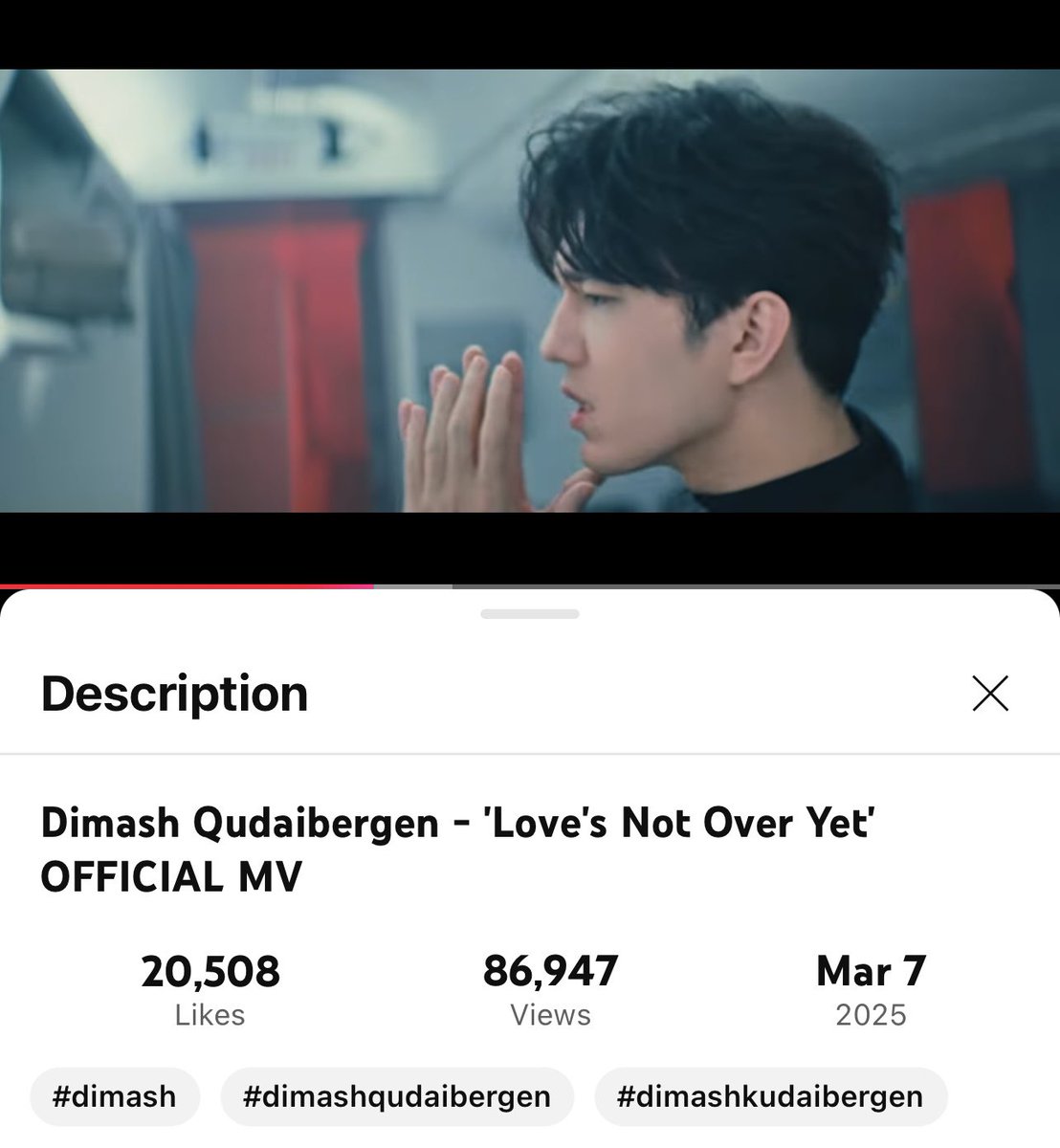 Dimash&DearsHispanos (@didearshispanos) on Twitter photo Ánimo y apoyo total para nuestras visitas en YouTube al nuevo video de <a href="/dimash_official/">Dimash Qudaibergen</a>
LOVE’S NOT OVER YET
Comparte tu visita, el enlace, tu búsqueda en Shazam, el mensaje que has escrito. Lo que desees!
NEW RELEASE BY DIMASH
#DimashQudaibergen Ánimo y apoyo total para nuestras visitas en YouTube al nuevo video de <a href="/dimash_official/">Dimash Qudaibergen</a>
LOVE’S NOT OVER YET
Comparte tu visita, el enlace, tu búsqueda en Shazam, el mensaje que has escrito. Lo que desees!
NEW RELEASE BY DIMASH
#DimashQudaibergen