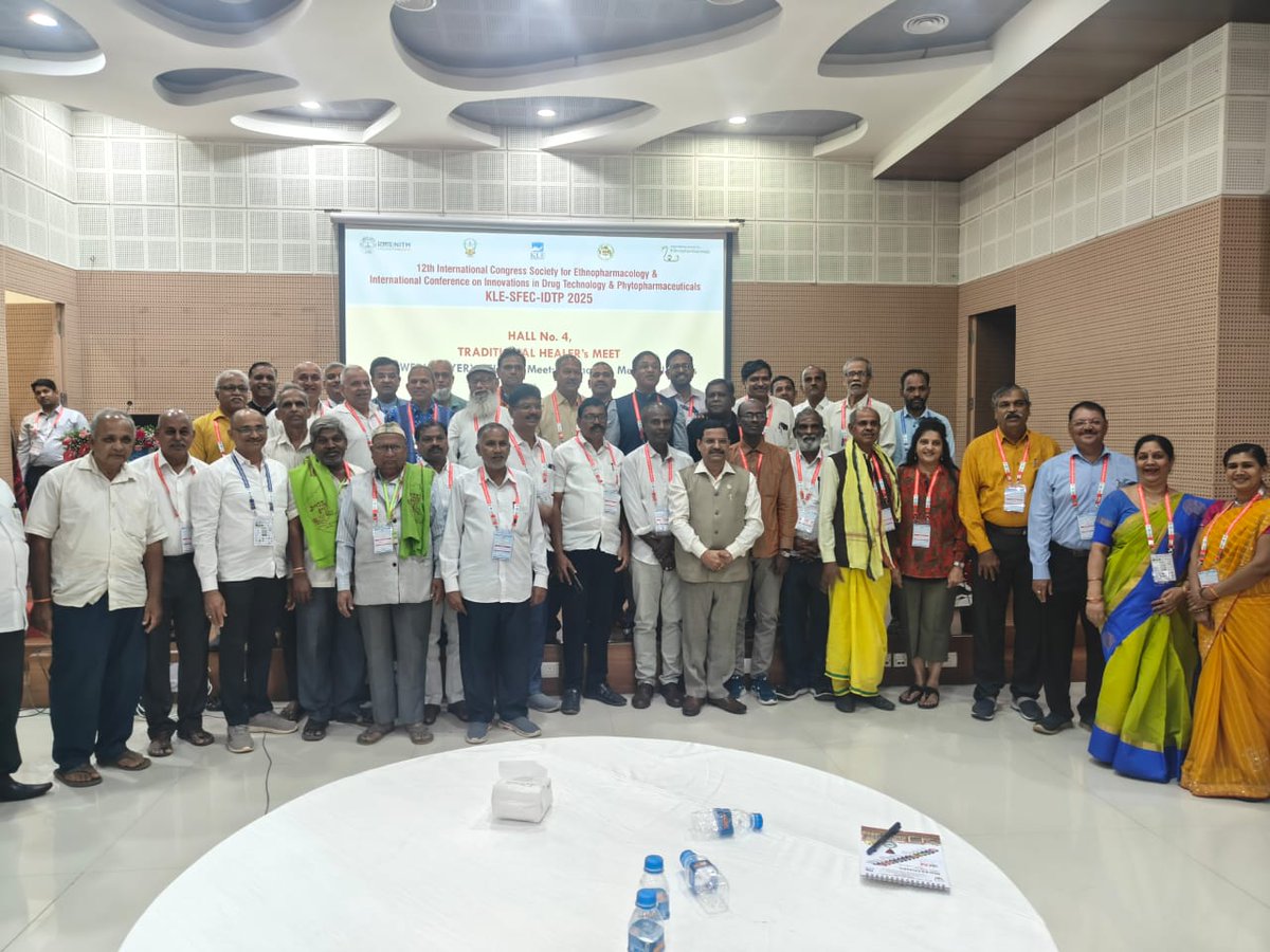Day 2 at SFEC 12.0! 🌿
The Traditional Healers' Meet was a resounding success, bringing together traditional physicians, researchers, and industry leaders to discuss "Traditional Healthcare Practices – Exploring Drugs from Our Ancestors."
<a href="/PulokMukherjee/">Prof. Pulok K Mukherjee</a>