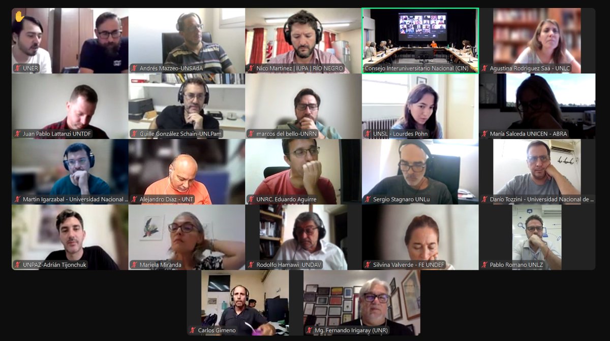 Hoy se llevó adelante el 1° Plenario  #RENAU del 2025, en la sede del <a href="/CINoficial/">CIN</a> 
En un año sumamente complejo, estas instancias son fundamentales para el fortalecimiento de nuestra red.
Se procedió a la conformación del nuevo Comité Ejecutivo y Coordinador Ejecutivo de RENAU.