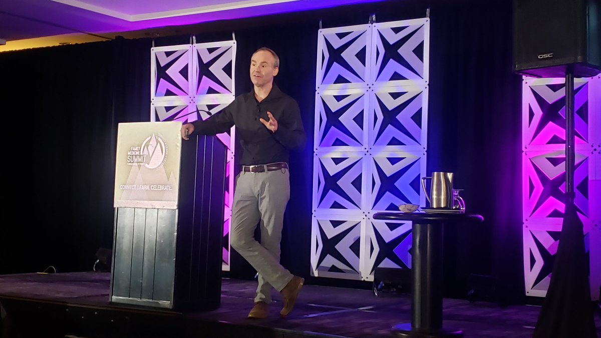 A great start to <a href="/ABFamDocs/">ACFP</a> 70th #FamilyMedicine Summit  with <a href="/CFPC_e/">The College of Family Physicians of Canada</a>  CEO Mike Allan's keynote address. #MedEd. So excited for the weekend!