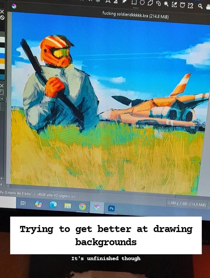 First time I color a drawing in months
