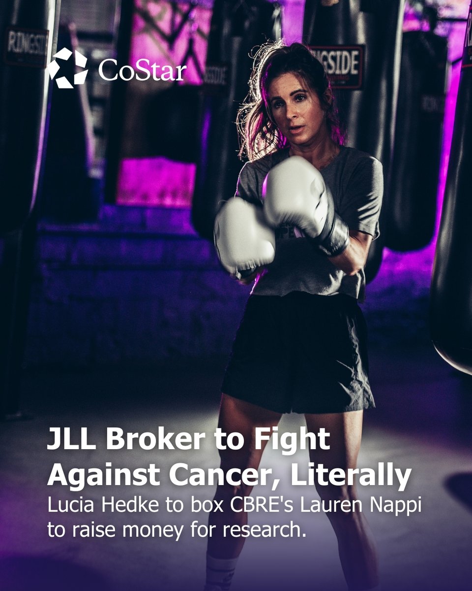 Last night, <a href="/JLL/">JLL</a> Managing Director Lucia Hedke participated in <a href="/Haymakers4Hope/">Haymakers for Hope</a>'s inaugural Miami Beach Brawl, ultimately winning her match and raising over $25,000. Read about her preparation, how she got involved and who she's fighting for ➡️ bit.ly/JLLH4H
