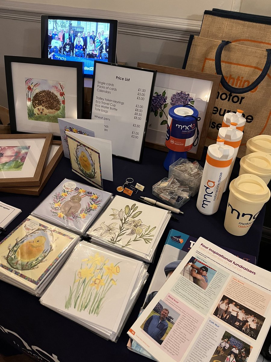 Cath’s EyeGaze Artwork has been out and about.. But don’t worry if you missed out we’ve stocked up the shop with some new stock &amp; Cath’s new Spring/Easter cards 🐤🐰🌼

📆 Calendars now reduced to clear only £5! 

Check out our Etsy shop here: cathmuir.etsy.com