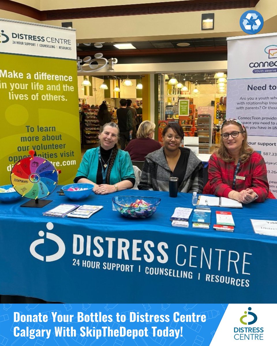 skipthedepot's tweet image. Distress Centre Calgary is on a mission, and we need YOUR help! ♻️ Partnered with SkipTheDepot, we're turning bottles, electronics, and clothing into a force for good. 

Donate your bottles to them here: app.skipthedepot.com/distresscentre 

#yyc #calgary #calgarylife #yycnow #yycliving