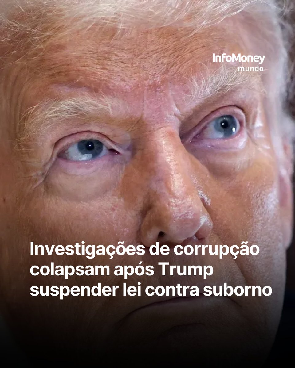 infomoney's tweet image. LEI DE PRÁTICAS DE CORRUPÇÃO NO EXTERIOR

Em fevereiro, o presidente dos Estados Unidos, Donald Trump, assinou uma ordem executiva suspendendo a lei contra suborno sob o argumento de que prejudica as empresas americanas em transações internacionais.

O efeito da medida levou a…