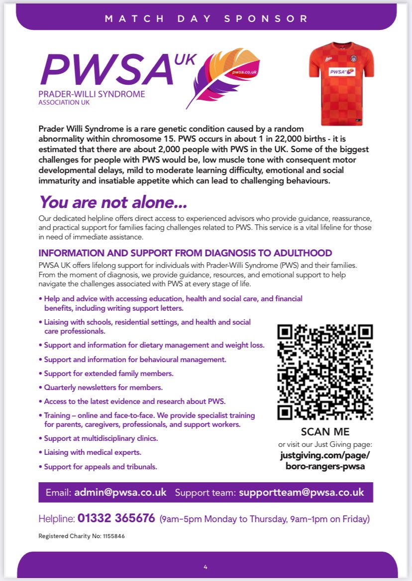 Our Matchday programme for tomorrow’s league game against <a href="/redcarathleticf/">Redcar Athletic FC</a>, a game in aid of <a href="/PWSAUK/">PWSA UK</a>!📖

A limited number have been printed and are £2 on the turnstile. Electronic copies may also be requested by leaving us your email.

#UTBR🧡⚽️