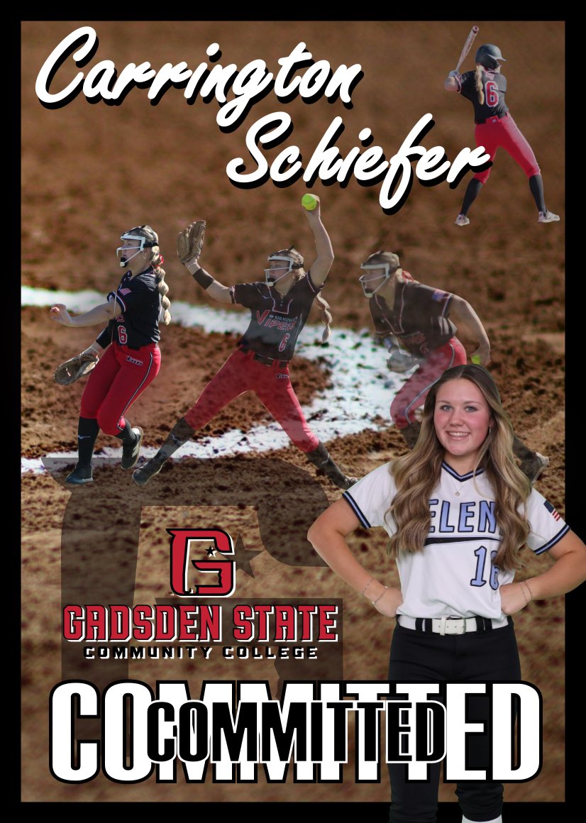 Carrington Schiefer 2026 LHP (@carrington2026) on Twitter photo I am so excited to announce my commitment to Gadsden State Community College! I want to thank my parents, coaches, and friends for helping me throughout the years. Finally I want to thank <a href="/ClarkGSCC/">Ryan Clark</a> giving me this opportunity to come play for GSCC! Go Cards!! I am so excited to announce my commitment to Gadsden State Community College! I want to thank my parents, coaches, and friends for helping me throughout the years. Finally I want to thank <a href="/ClarkGSCC/">Ryan Clark</a> giving me this opportunity to come play for GSCC! Go Cards!!