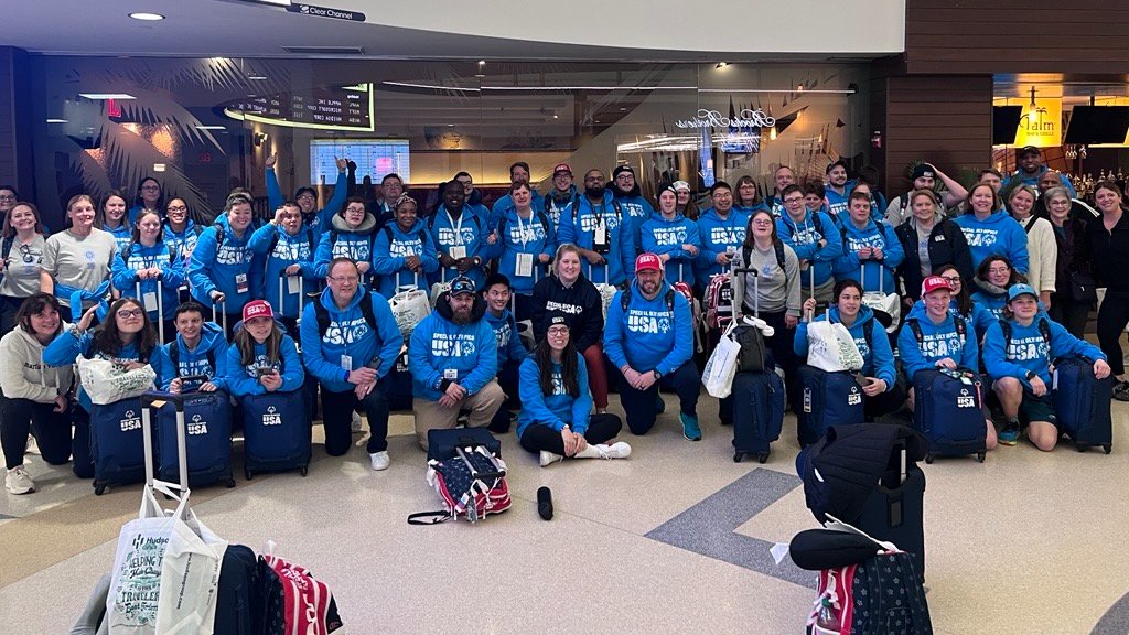 JFK Terminal 4 (@jfkt4) on Twitter photo We were honored to host the <a href="/specialolyUSA/">Special Olympics USA</a> at T4 as they kicked off their journey to the 2025 Special Olympics World Winter Games in Turin, Italy!
Wishing these incredible athletes the best of luck as they compete on the world stage.
#SpecialOlympics #Turin2025 #Cheer4USA We were honored to host the <a href="/specialolyUSA/">Special Olympics USA</a> at T4 as they kicked off their journey to the 2025 Special Olympics World Winter Games in Turin, Italy!
Wishing these incredible athletes the best of luck as they compete on the world stage.
#SpecialOlympics #Turin2025 #Cheer4USA
