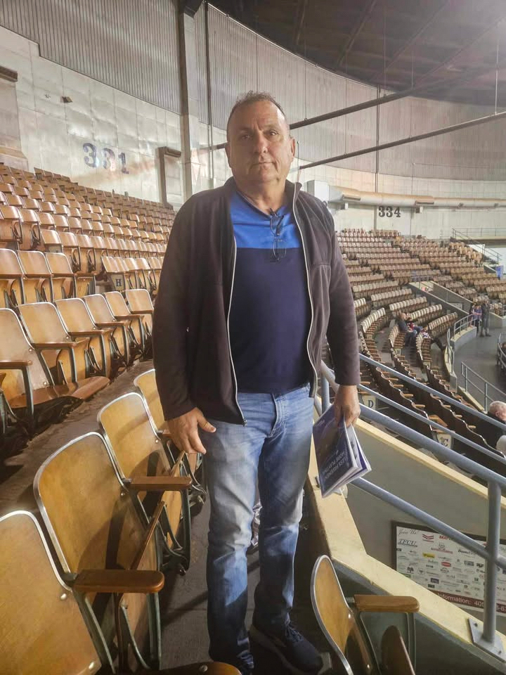 IWasAtTheGame's tweet photo. Lifelong RED OAK resident John Noah has attended every small school state tournament since 1977. His best memories at the Big House are watching his nephew Trey Booth coach the Eagles to 3 GOLD BALLS in 2009, 2016, and 2018, as well as earning a SILVER BALL in 2010

John also remembers being amazed when New Lima scored 107 points in 1968. The Big House holds a lot of good memories for this RED OAK sports fan

#storiesfromthelastdanceatthebighouse #thelastdanceatthebighouse
