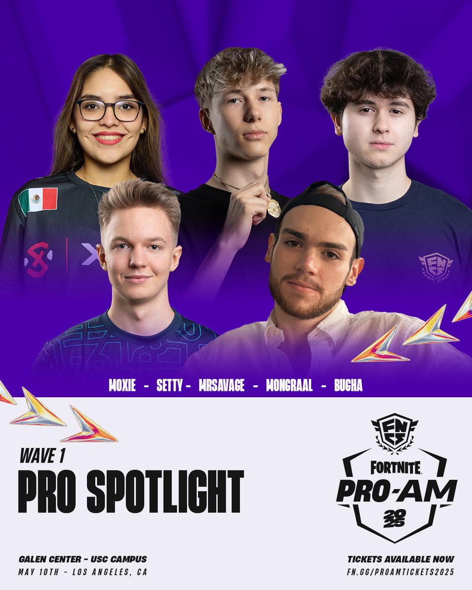 10 out of 40 FNCS Pro-Am players revealed! 

Wave 2 is next Thursday, who are you hoping to see? 😏