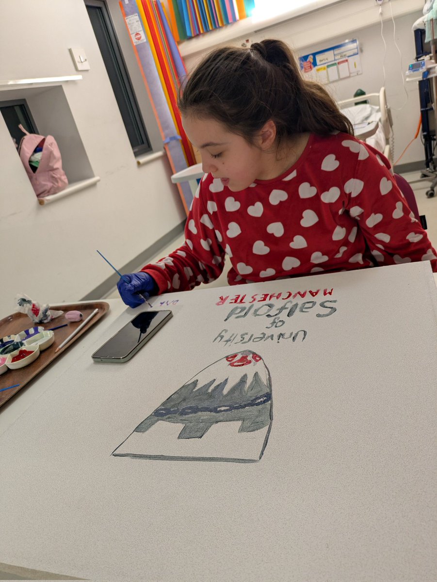 My poorly girl is hopefully on the mend ! She's met lots of lovely <a href="/SalfordUni/">University of Salford</a> CYP nurses and is super proud of how amazing they are. She's also proud that her mummy works helping our future nurses qualify 😄 Excellent service from Tameside A n E to Tameside children's unit. ❤️