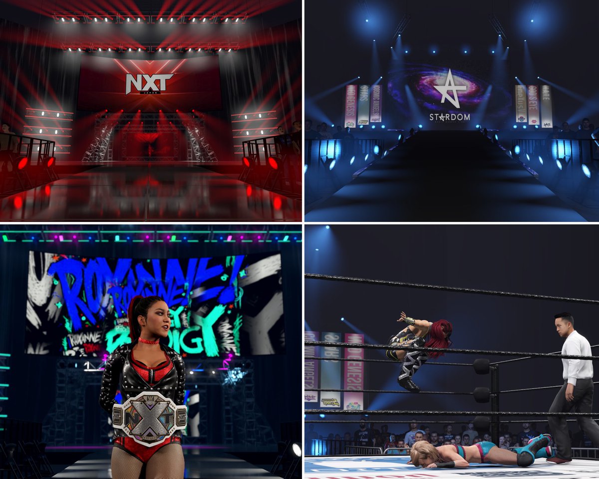 henry_finch's tweet photo. Preview of #NXTJAPAN weekly show and #STARDOM Custom House show arenas
#WWE2K25 https://t.co/6uAaaCEkwX