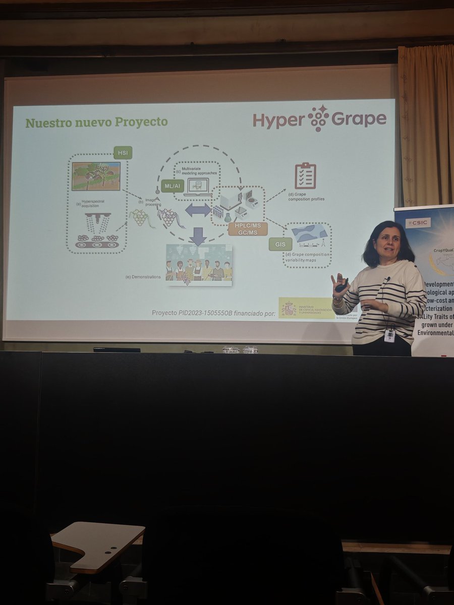 Hemos presentado hoy nuestro proyecto en la Jornada de sostenibilidad en Agricultura celebrada en <a href="/UNED/">UNED</a> Tudela. Gracias a los organizadores