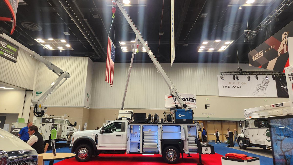 MaintainerCorp's tweet photo. Goodbye NTEA Work Truck Week 2025! ✌️
We greatly appreciate everyone for stopping by the Maintainer booth to see firsthand what makes Maintainer amazing!

| @WorkTruckWeek  | @nteanews  |
#Maintainer #worktruckweek #WTW2025 #NTEA https://t.co/nErYi3SB3G