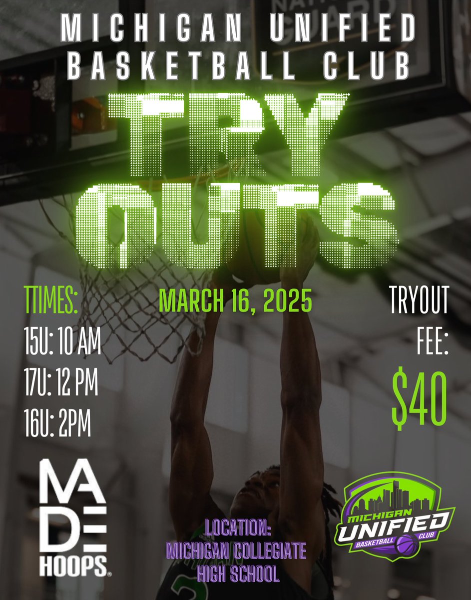 Michigan Unified Basketball Club 🟣🟢⚫️ (@michiganunified) on Twitter photo 