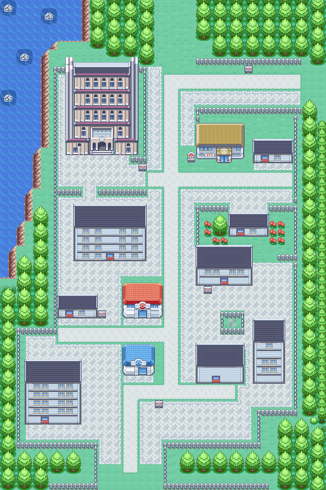 Ciudad Férrica con gráficos de FR/LG.

El mapa está sujeto a cambios de aquí a la próxima versión (tiles de Ciudad Plateada). 

Como sabéis, estoy priorizando el lanzamiento de Johto en inglés, pero me gustaría seguir subiendo avances por aquí de vez en cuando.