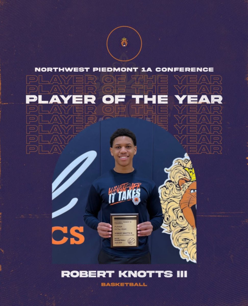 2024 - 2025 Conference Player of the Year! Thank you God! ❤️
