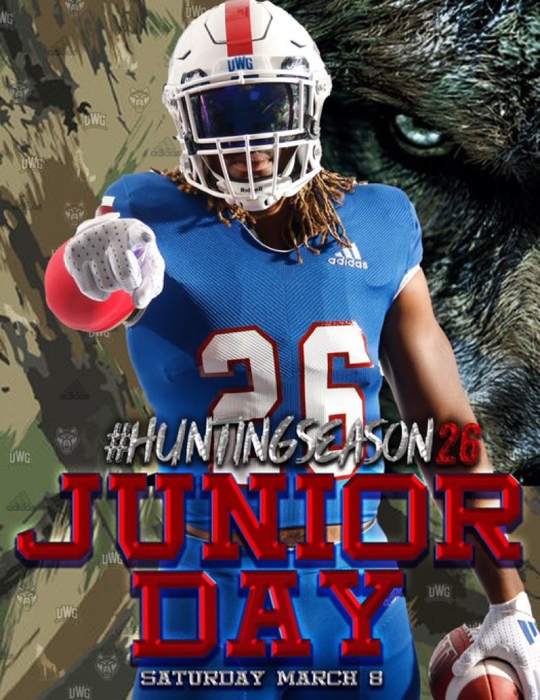 Giovanni Martinez (@gioking112) on Twitter photo I will be attending Junior Day Tomorrow <a href="/UWGFootball/">West Georgia Football</a> !!
<a href="/RecruitGeorgia/">Recruit Georgia</a> <a href="/DekalbRecruits/">Dekalb Recruits (GA.)</a> <a href="/CoachSEllis/">SUMNER ELLIS</a> <a href="/RecruitMLKLions/">MLKing High School Football</a> I will be attending Junior Day Tomorrow <a href="/UWGFootball/">West Georgia Football</a> !!
<a href="/RecruitGeorgia/">Recruit Georgia</a> <a href="/DekalbRecruits/">Dekalb Recruits (GA.)</a> <a href="/CoachSEllis/">SUMNER ELLIS</a> <a href="/RecruitMLKLions/">MLKing High School Football</a>