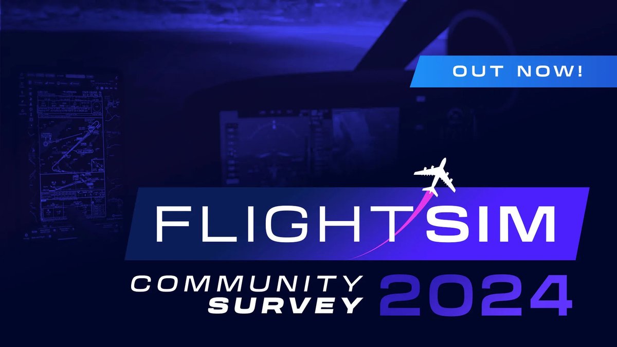 Abriael's tweet image. The annual #Navigraph #FlightSimulation Community Survey has been launched to investigate flight simmers' habits and preferences. 👀