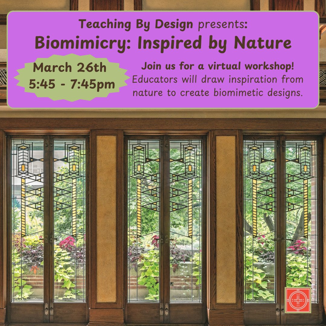 flwtedu's tweet photo. Are you interested in learning about biomimicry? We are hosting a virtual version of our "Biomimicry: Inspired by Nature" session on Wednesday March 26th from 5:45pm - 7:45pm.

2 ISBE credits are available. Register at https://t.co/Xc6U5DNi1I. https://t.co/VU5qqaKgVQ