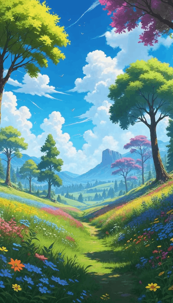 FideoWallpapers's tweet photo. Whispers of spring in the heart of the forest #animeart #naturewallpaper #4kwallpaper #stanleeart #hayaimiyazaki #studiohibli #pikar3d #dreamlike #peacefulmornings #serenity https://t.co/NT1QBnXzU2