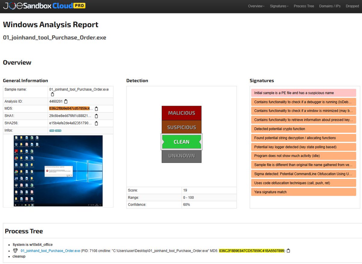 c_APT_ure's tweet image. #MalwareChallenge
How often do you see a #malware attachment with a clean/benign/signed executable using #DLLsideloading that is not part of a red team ex.?
Sample on @abuse_ch Bazaar:
bazaar.abuse.ch/sample/141148b…