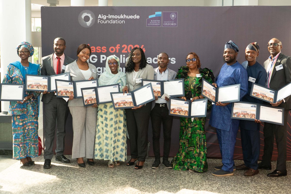 AigFoundation's tweet image. Congratulations to our graduates on this achievement! Your dedication to making a difference in the public sector is inspiring, and we look forward to seeing the impact of your reform projects across your Ministries, Departments and Agencies. 
#AIGPublicLeadersProgramme #Cohort4