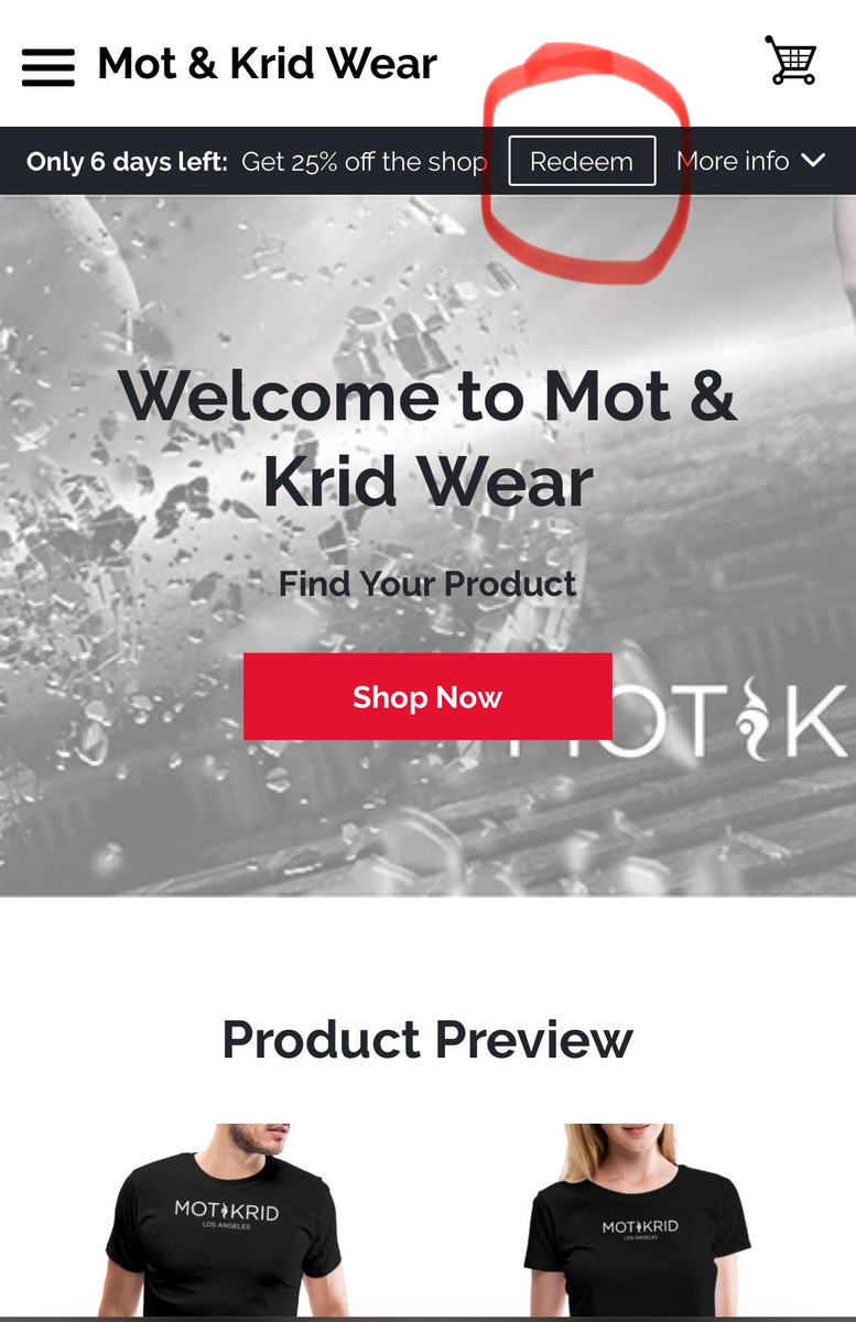 Motandkrid's tweet image. 6 days left to get 25% off all merchandise in our new European Mot &amp;amp; Krid Wear shop. Just click Redeem button on front page. Happy weekend everybody 
mot--krid-wear.myspreadshop.ie
#FridayFeeling #bandmerchandise #indieartist #tshirtdesign #fashion