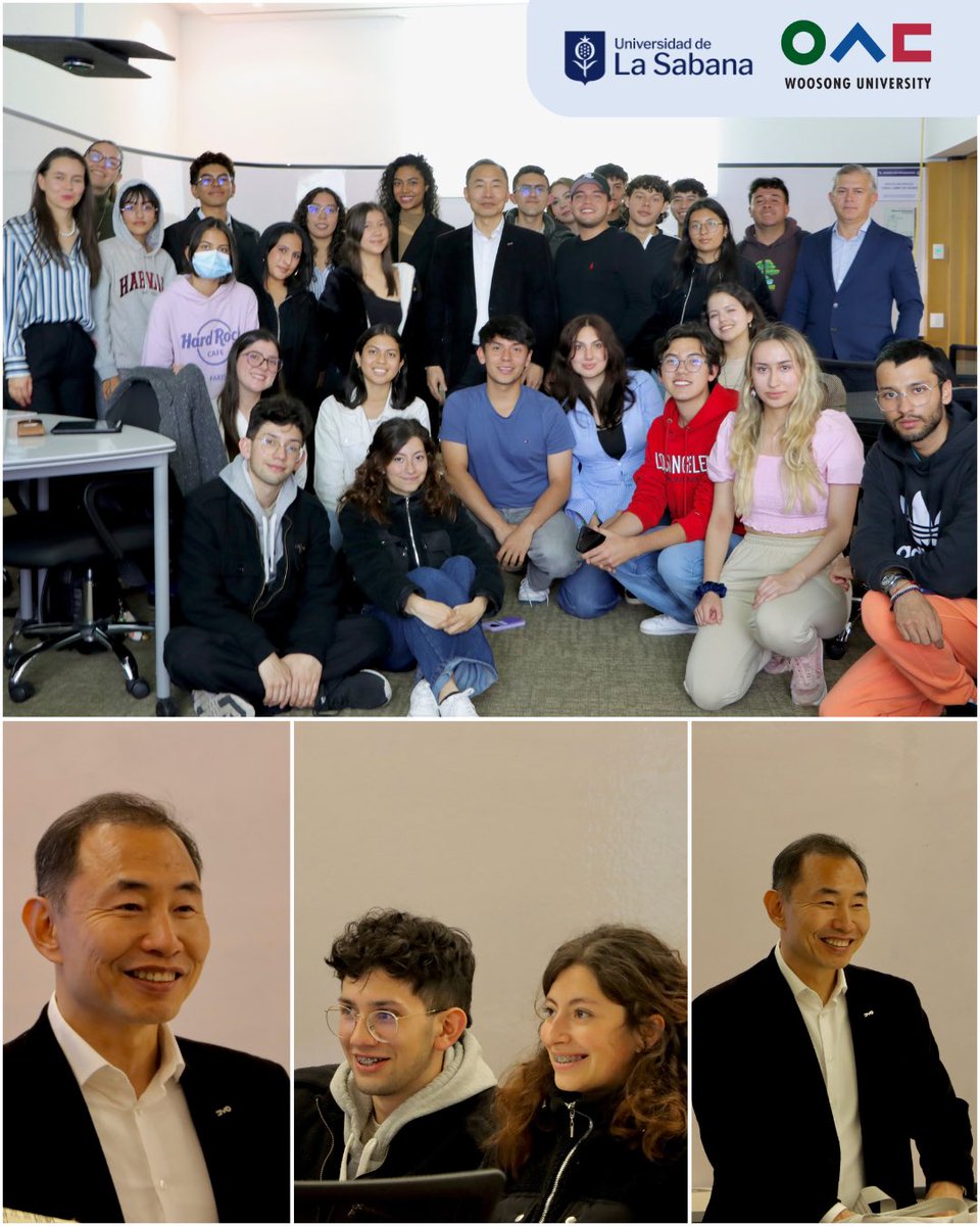 🌍 Avanzamos en internacionalización con visitas que abren nuevas oportunidades

Tuvimos la visita de: 
🇩🇪 Dr. Reinhard Babel (DAAD)
🇭🇺 Embajadora de Hungría y Comisionado Ministerial
🇰🇷 Paul Lee (Woosong University)

🔝Conectamos saberes para fortalecer lazos globales.