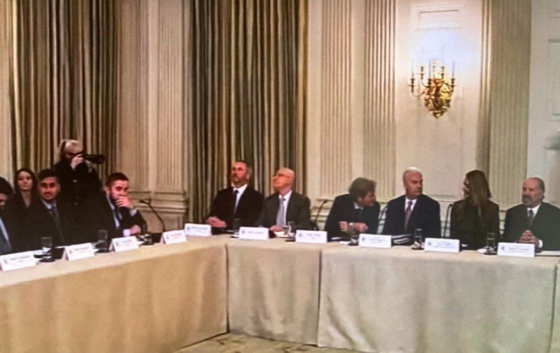Chainlink co-founder Sergey Nazarov is at the White House Crypto Summit  round table.
