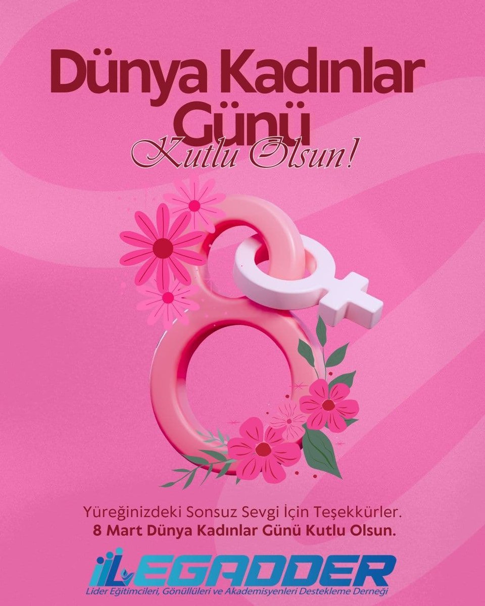 Eğitim, bireylerin ve toplumların gelişiminde en güçlü araçlardan biridir! 📖✨ Kadınların bilgiyle, emekle ve kararlılıkla şekillendirdiği her alan, geleceğe ilham veriyor.  
Eğitime, bilime ve topluma katkı sunan tüm kadınların günü kutlu olsun! 💐🌍  
#8MartDünyaKadınlarGünü