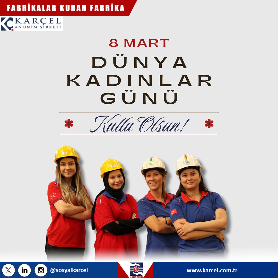 Hayatın her alanında cesaretleri, azmi ve güçlü duruşlarıyla ilham veren tüm kadınların 8 Mart Dünya Kadınlar Günü kutlu olsun.

#8mart