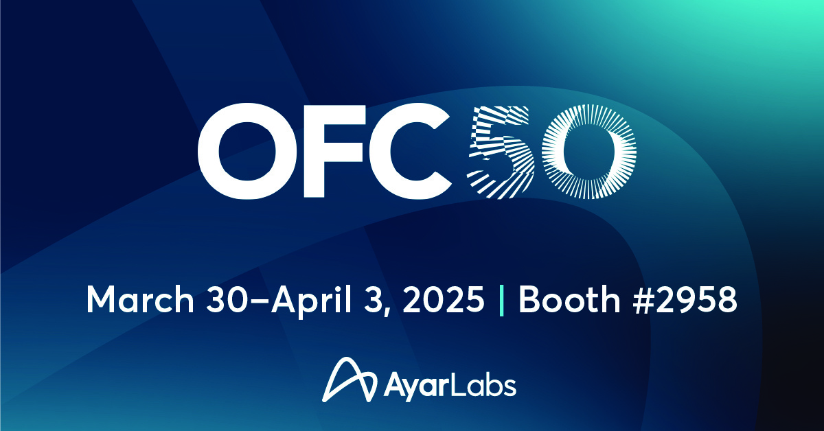 Join Ayar Labs in booth #2958 at #OFC25: the premier conference and exhibition for optical communications and networking professionals.

Featuring demonstrations, panel discussions, and presentations, we are excited to see you there!

More information:
bit.ly/41NahFO