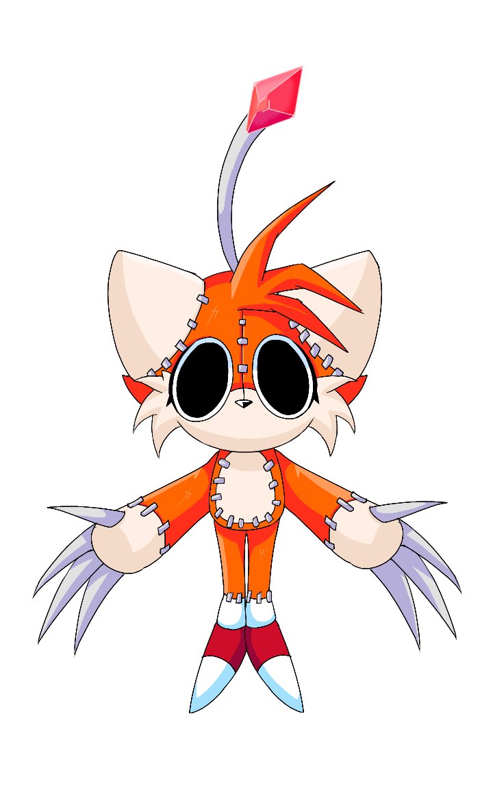 Silly Tails Doll fanart cus' ye

the line art is a bit weird tbh