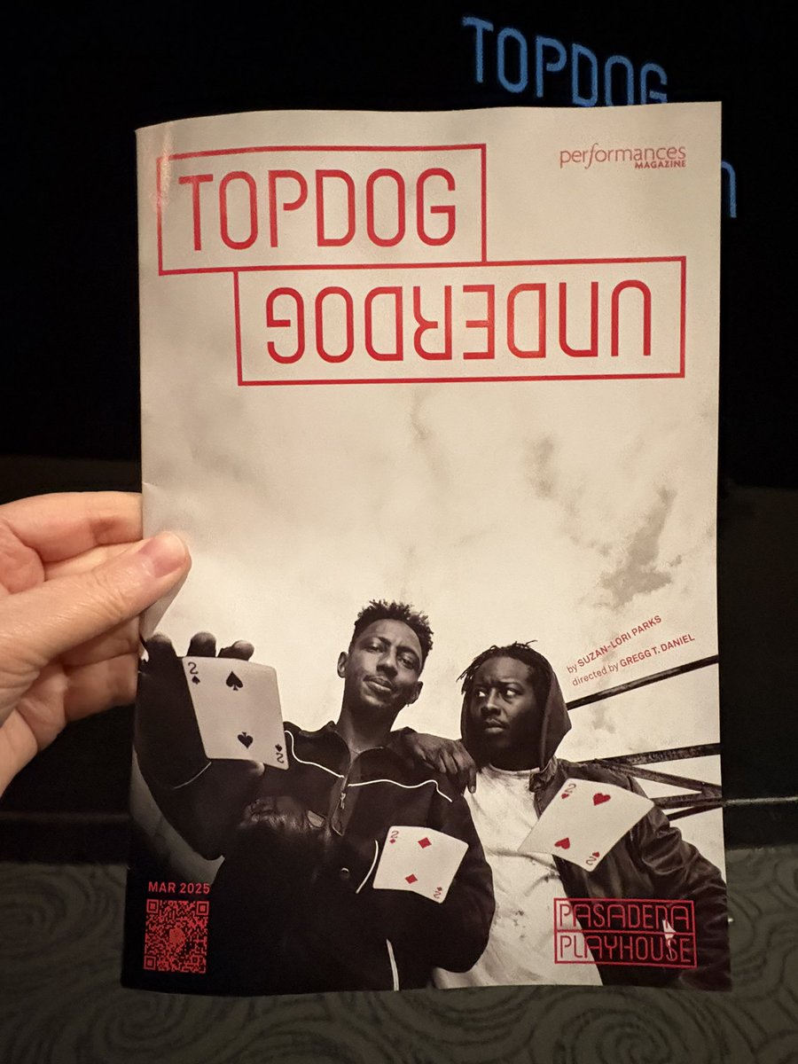 debrapalermo's tweet image. Got to see #TOPDOGUNDERDOG at the #PasadenaPlayhouse last night. I was very excited because I was in the audience at the 2023 #TonyAwards when it won for “Best Revival of a Play”. It was moving, shocking, and a gut punch. To say I gasped at the end would be an understatement. 😩