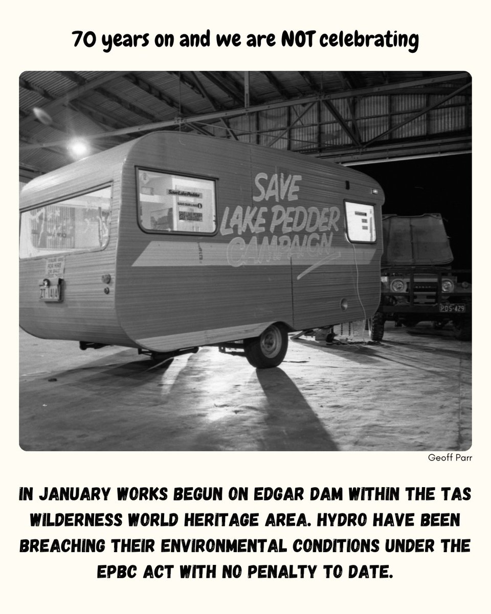 70 yrs ago people saw what an incredibly beautiful &amp; unique place Lake Pedder was. On 8th March 1955, Lake Pedder was proclaimed a National Park inclusive of over 230 square kilometers of untouched Tasmanian wilderness.