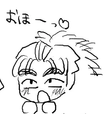 えちゃで描きました(おほ毛忘れてる💦) 
