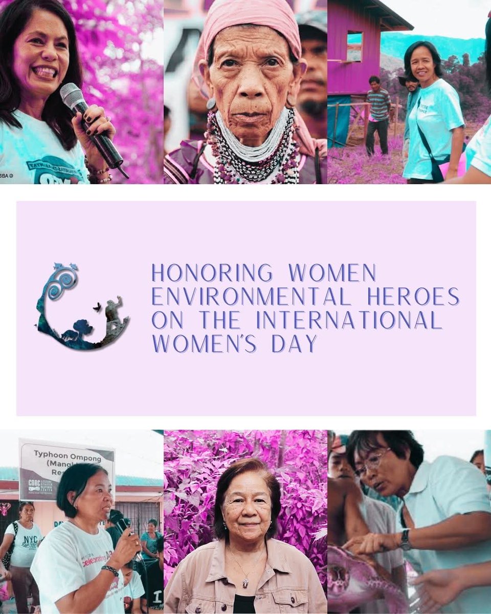Women environmental defenders have bravery advocated for the rights of women and the environment despite threats such as criminalization, red-tagging, arrests and extrajudicial killings. We are in solidarity in honoring them this #InternationalWomensDay 💜✊

#DefendTheDefenders