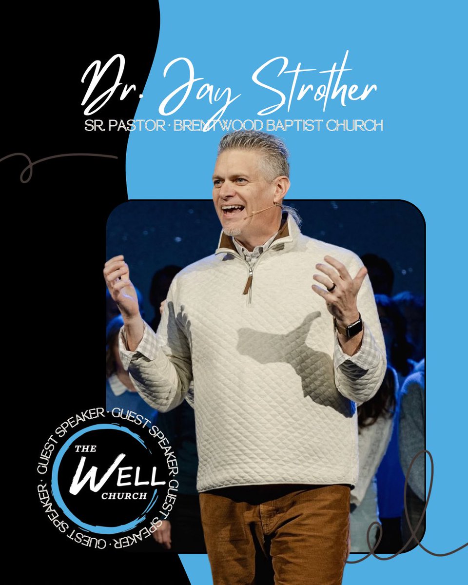 thewellvegas's tweet photo. The Well Church welcomes Dr. Jay Strother, Sr. Pastor of Brentwood Baptist Church TN to speak at all services this Sunday, 03.09!  Family, friends — we’re in for a treat!  
Join us for worship this Sunday!
800 Cadiz Avenue • Henderson NV 89015
Sunday • 8:30a • 10a • 11:30a https://t.co/ejItOsZ4Ya