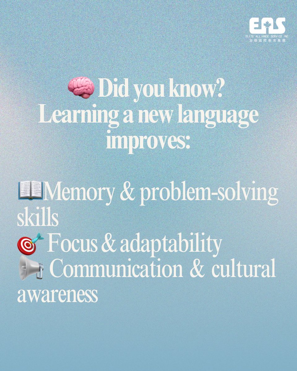 EASGroup's tweet photo. 🌍 Did you know? French is one of Canada’s official languages!

📌 Why learn French?
✅ Opens up career &amp; immigration opportunities
✅ Increases bilingual advantages in the workplace
✅ Strengthens cognitive &amp; communication skills

#FrenchCourse #Bilingualism #CareerSuccess https://t.co/QHeA3mnwx6