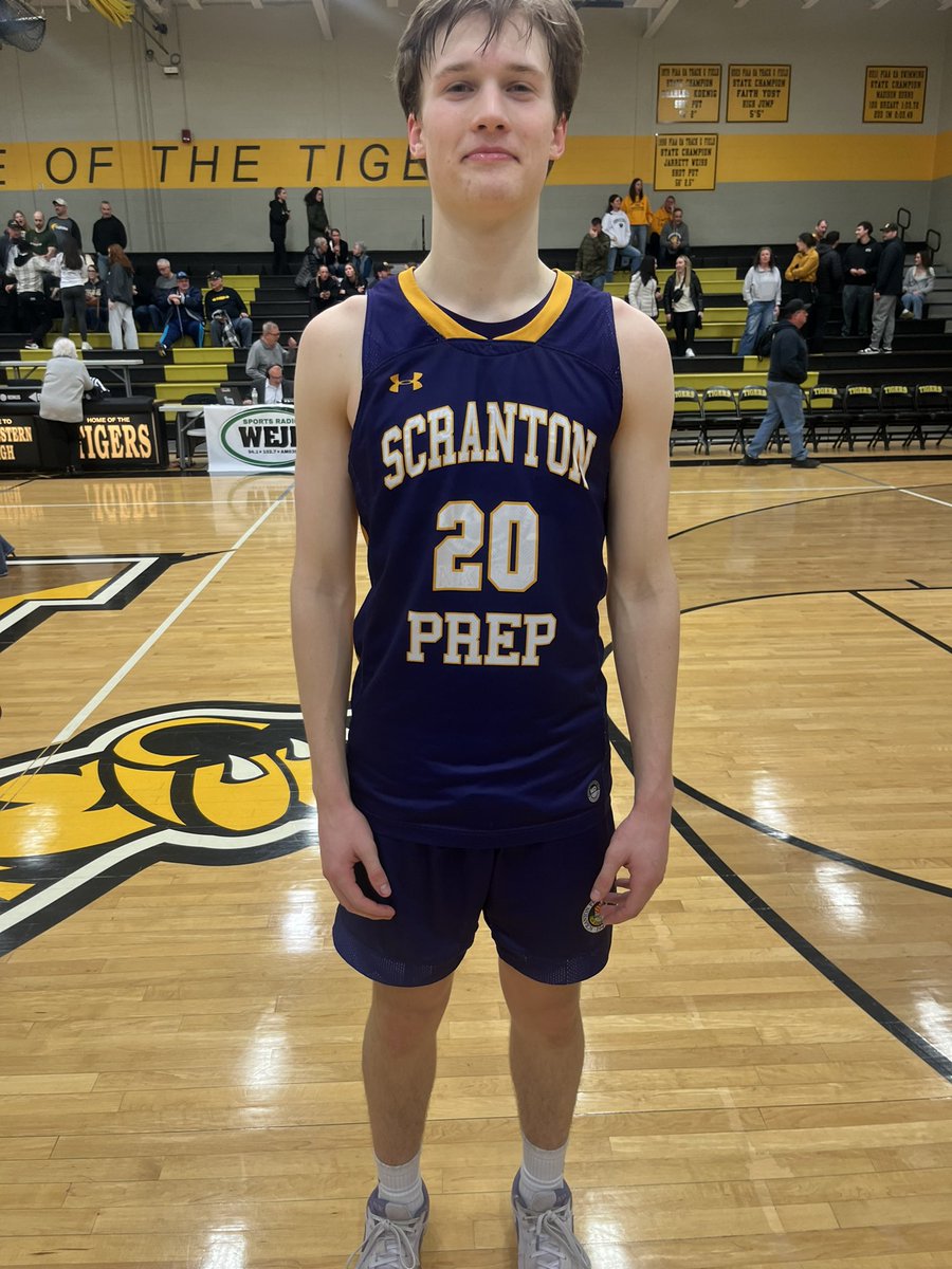 Toomey Anderson (@toomraider1) on Twitter photo AWESOME! TV...We Are Live❗️
PIAA 4A Boys First Round
Scranton Prep 75
Northwestern 48. Final
Brycen Martin 26pts (21 first half)
Packy Doherty 25pts (pictured)
<a href="/KeithGroller/">Keith Groller</a> <a href="/david_kehler/">David Kehler</a> <a href="/KyleCraigSports/">Kyle Craig</a> <a href="/EastPASportsnet/">Eastern Pennsylvania Sports Network</a> <a href="/BPtashinski/">Brian Ptashinski</a> <a href="/PIAADistrictXI/">PIAA District XI</a> AWESOME! TV...We Are Live❗️
PIAA 4A Boys First Round
Scranton Prep 75
Northwestern 48. Final
Brycen Martin 26pts (21 first half)
Packy Doherty 25pts (pictured)
<a href="/KeithGroller/">Keith Groller</a> <a href="/david_kehler/">David Kehler</a> <a href="/KyleCraigSports/">Kyle Craig</a> <a href="/EastPASportsnet/">Eastern Pennsylvania Sports Network</a> <a href="/BPtashinski/">Brian Ptashinski</a> <a href="/PIAADistrictXI/">PIAA District XI</a>