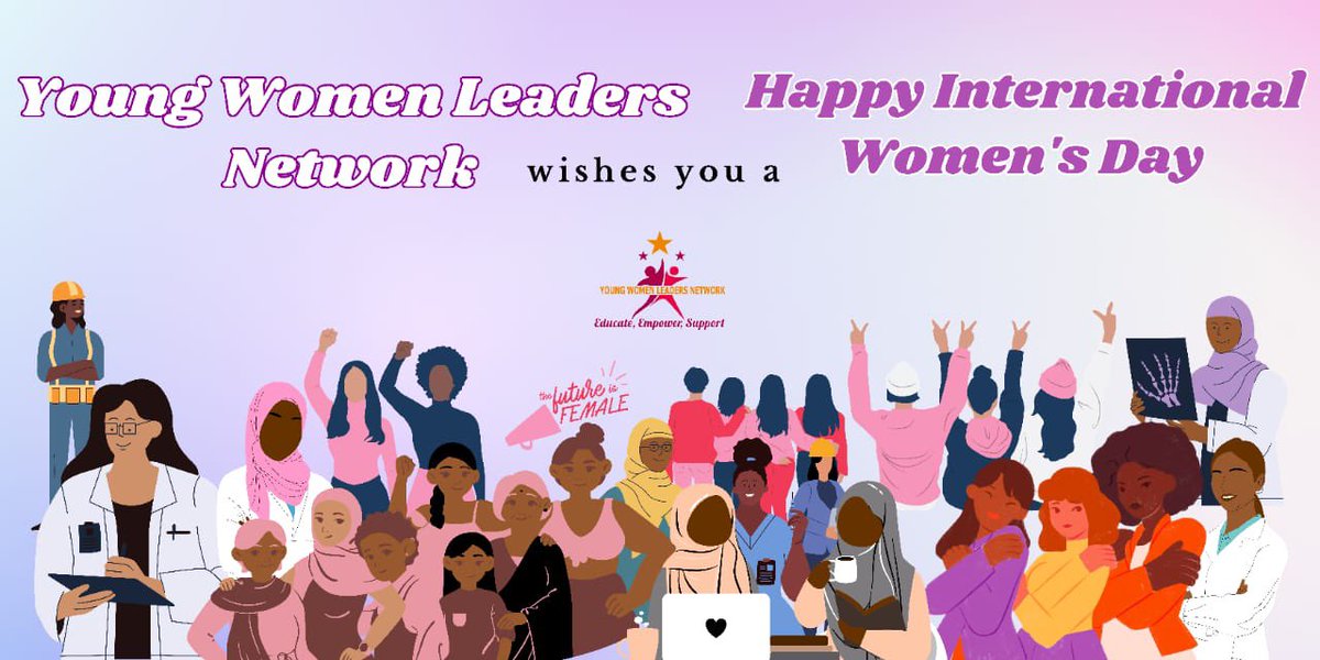 YWLNetwork's tweet photo. Young Women Leaders Network wishes women across the globe a Happy International Women’s Day!
#ywlngh #YWLN #empower #educate #support #IWD #IWD2025 #8thmarch2025 #8thmarch  #UNICEF 
#PlanInternational https://t.co/mhIajrykQz