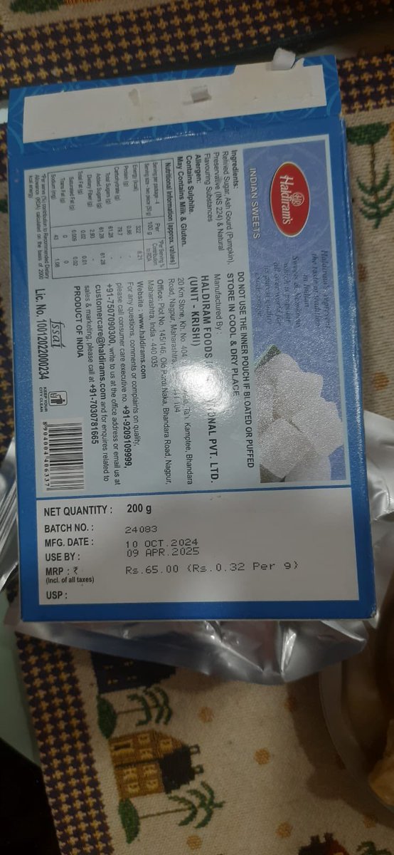trainerashutosh's tweet photo. stale eatables with fungus received from @MyHaldirams and see the response from @bigbasket_com. Fungus growth and poor quality and no one takes responsibility. WoW #onlinedeliveryquality https://t.co/ARmK7ey4bx